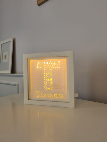 Imagen 3 de 5 de Velador Led Infantil Personalizada Con Nombre -el Principito