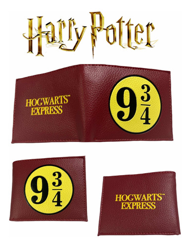 Billetera Harry Potter 9 3/4 Hogwarts Express Importadas Lo+