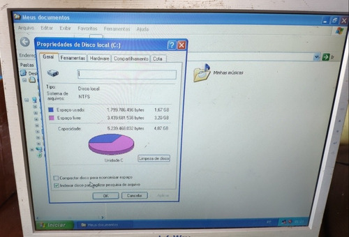 Dell Optiplex Gx100 Vintage Com Celerom 564 Mhz 192 Mb Sdram
