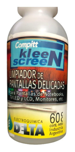 Imagen 3 de 4 de Limpiador De Pantallas Delicadas Compitt Kleen Screen Delta