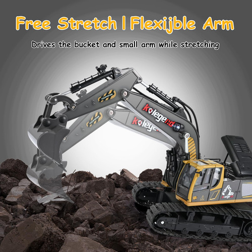 Kolegend Excavadora Rc 16 11 Canales Para Niños 6-10 Años