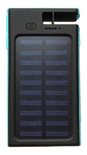 Cargador Solar Qi Solarbank, Mxqib-001, 10000ma, Azul, Celd