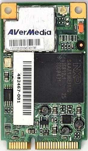 Tarjeta Sintonizadora Tv Avermedia A317 Mini Pci 482899-001