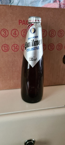 Botella Antigua De Quilmes Llena Sin Abrir (monjita) 