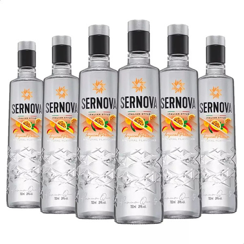Vodka Sernova Tropical Passión 700ml X6 Unidades