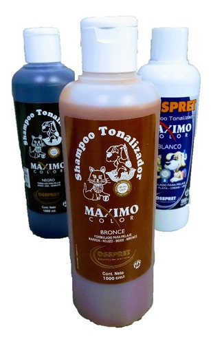 Shampoo Osspret Tonalizador Para Perros X 1 Litro X Unidad 