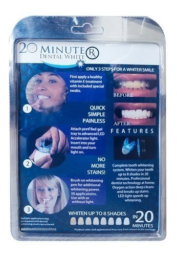 Blanqueador De Diente 20 Minutos Dientes Blancos