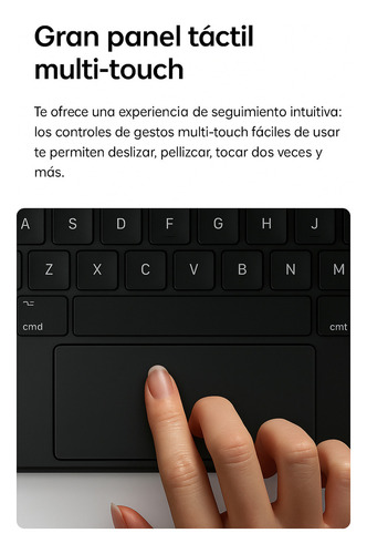 Funda Inteligente Mcdodo KB7193 Con Teclado Para iPad PRO 13'' Color Negro
