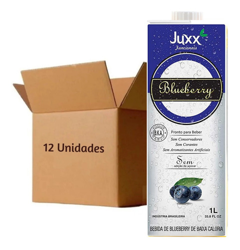 Suco De Blueberry Zero Juxx 1 Litro (12x)