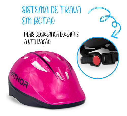 Kit Bicicleta Infantil Aro 16 Ceci (2022) Com Capacete Rosa