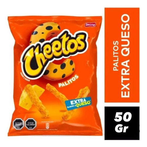 Palitos Cheetos Sabor Queso Bolsa 50 G