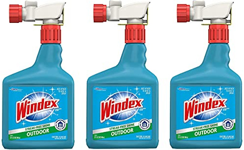 Windex Mnh Limpiador De Vidrio Y Patio Para Exteriores, 3 Pa