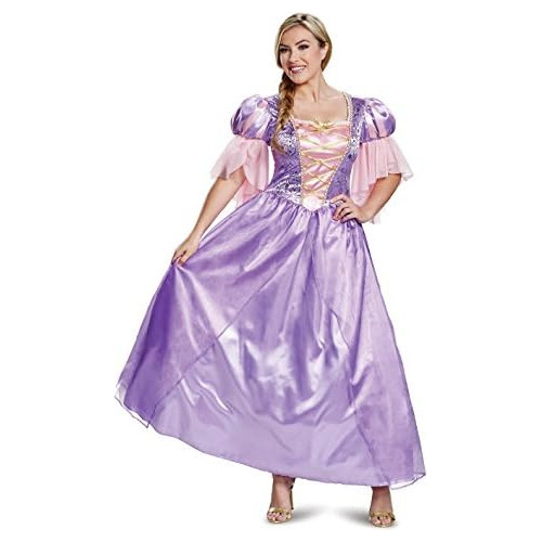 Disfraz Clásico De Rapunzel Adultos Deluxe