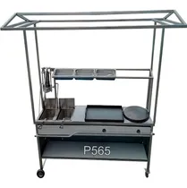 Comprar Carrito De Comida 2 Freidoras+cortador+plancha+crepera P565