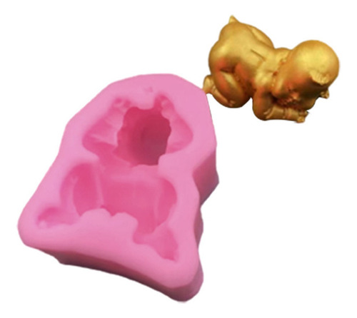Molde De Silicona Para Tartas De Fondant Con Forma De Bebé Q