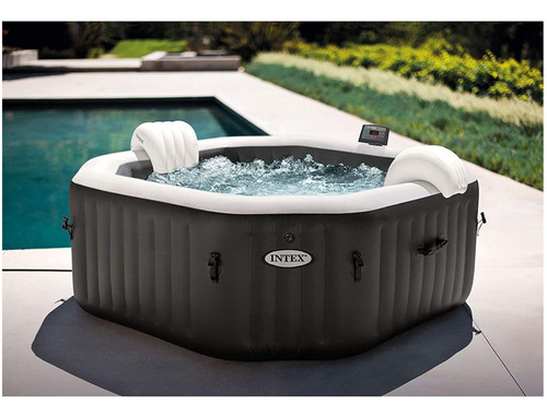 Imagen 4 de 8 de Spa Inflable Jacuzzi Jets New Octogonal 25068/7 Intex Burbuj