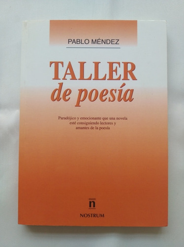 Libro Taller De Poesía Pablo Mendez 