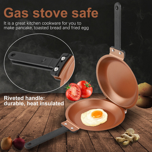 Sartén Para Tortilla, Para Hacer Tortitas, Doble Lado, Sarté