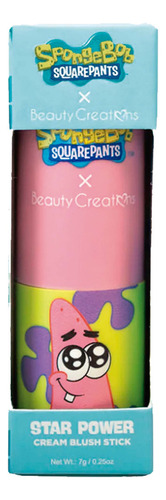Rubor En Crema Stick Spongebob Squarepants X Beautycreations Tono del maquillaje STAR POWER
