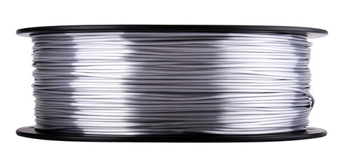 Imagem 2 de 10 de Filamento Impressão 3d Esun Esilk Pla Prata 1kg