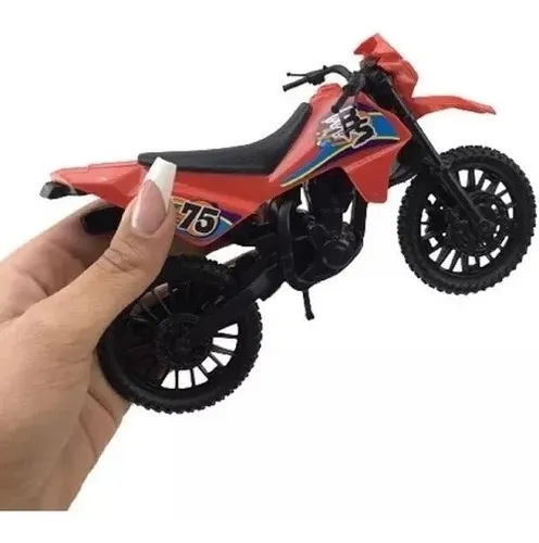 Mini Moto Trilha De Brinquedo Infantil 19 Cm Motocross