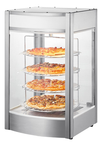 Vitrina Caliente Exhibidor De Pizza 14'' Giratorio Msi