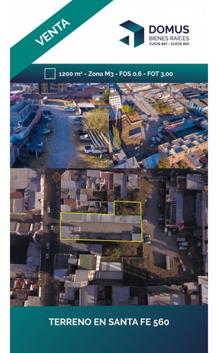 Venta Terreno Santa Fe Al 500