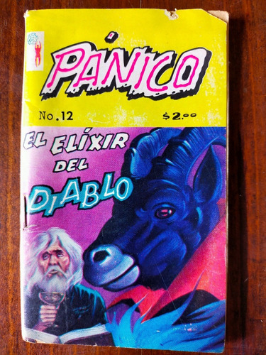 Pánico No.12 El Elixir Del Diablo Comic De Terror Año-1977