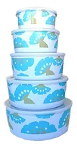 Comprar Juego Envases Potes De Melamina Con Tapas Saba Design Nuevo