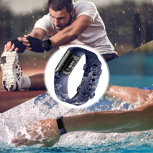 Imagen 4 de 6 de 3 Mallas De Reloj Fitbit Charge 4 / Charge 3 / Talle Large