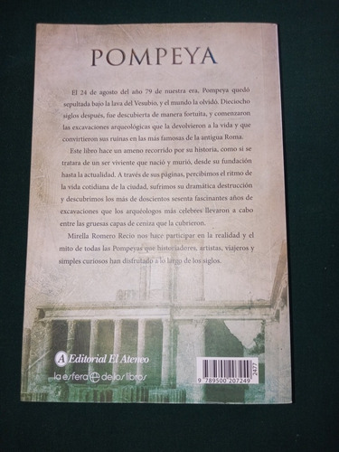 Libro Pompeya De Mirella Romero Recio 2014