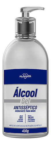 Álcool gel MyHealth  em frasco 430 g
