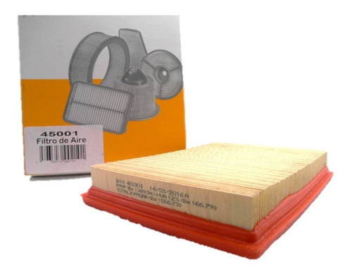 Filtro De Aire Fiesta Balita Mazda 626 Wix 45001 5682