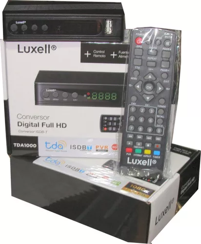 Decodificador Sintonizador Tv Digital Hd Tda1000 Luxell