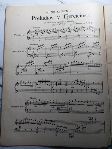 Imagen 8 de 10 de Antiguas Partituras Piano Y Prácticas. Lote De 3. Ian 503