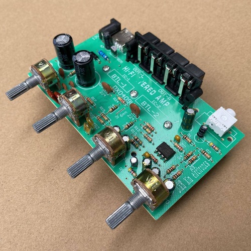 Dx0409 Dc 12v 2 Canales Audio Amplificador Esté De Del