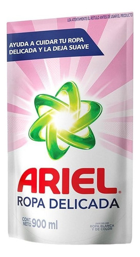 Detergente Liquido Ariel Doypack Ropa Delicada 900ml