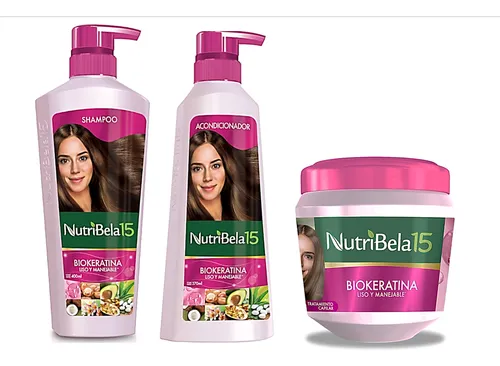 Set Nutribela Biokeratina Liso Y Manejable