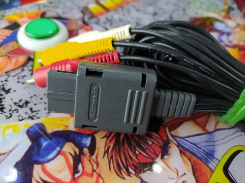 Imagen 2 de 2 de Cable Audio Y Video Av Original Nintendo 64 Snes Y Gamecube