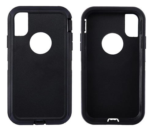 Funda Exterior Tpe Compatible Otterbox Defender iPhone XR Negro.