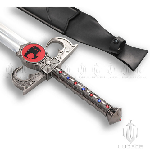 Espada Del Augurio Thundercats 80 Cm Acero Con Funda Y Base LUDEDE Medieval
