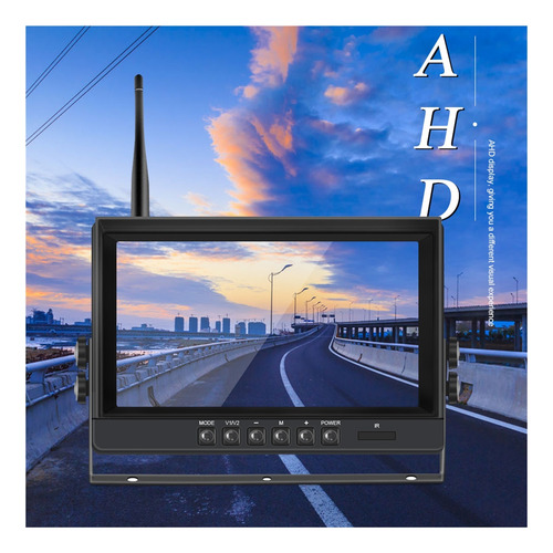 Monitor De Coche Inalambrico De 9 Pulgadas Wifi Camara