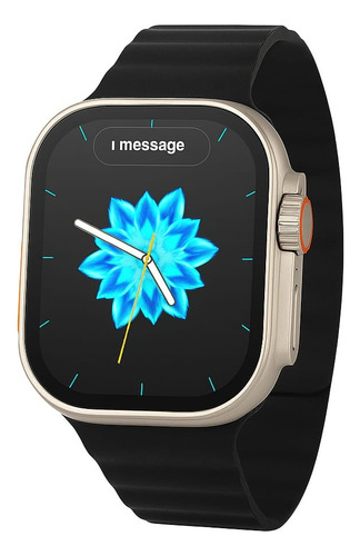 Kit Smartwatch X8 Ultra Pantalla 2.08 Notificaciones Salud Blanco Ocean Band Negro Gris