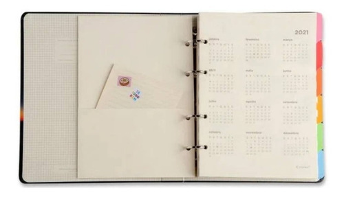 Caderno Fichário Arg. 12 Mat.-todas Juntas-tobogã-cicero