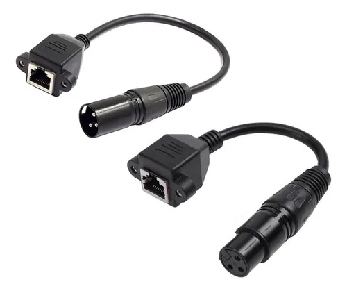 comprar 1 Par De Adaptadores Xlr De 3 Pines A Rj45 Hembra Rj45 A Xlr