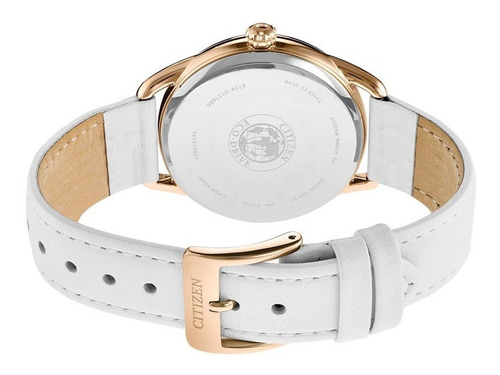Imagen 4 de 4 de Citizen Lady Quarts Leather White Eu6073-02a ..... Dcmstore