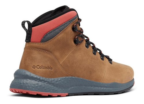 Botín Mujer Sh/ft Wp Hiker Cuero Beige Impermeables