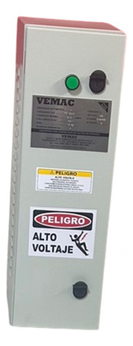 Banco De Capacitores Fijo 10 Kvar Con Interruptor Y Gabinete