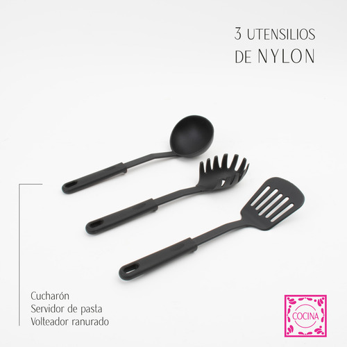 Sartén Hondo 24 Cm Con Tapa Melodía De Moneta + 3 Utensilios