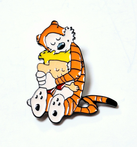 Pin Fantasía, Calvin And Hobbes, Abrazándose 